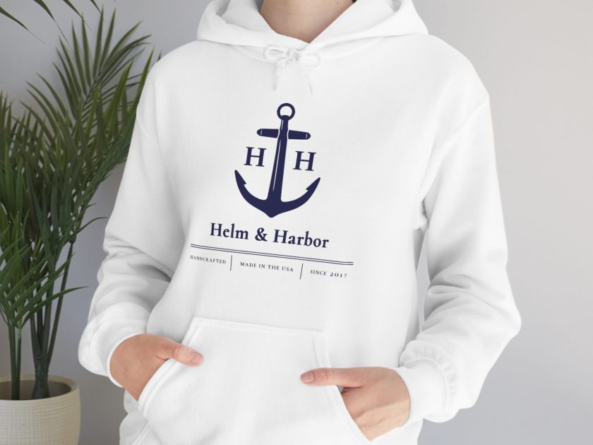 Helm & Harbor Anchor Hoodie - Image 3