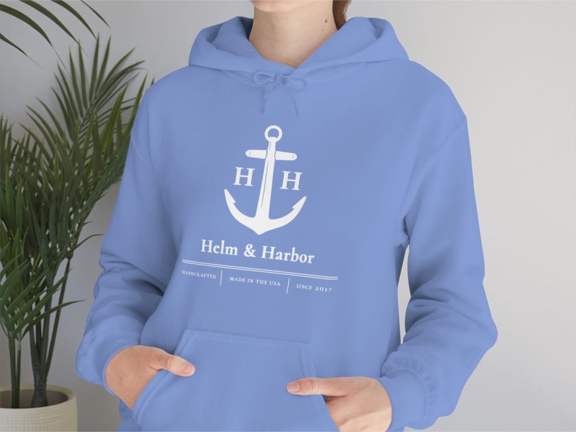 Helm & Harbor Anchor Hoodie - Image 2