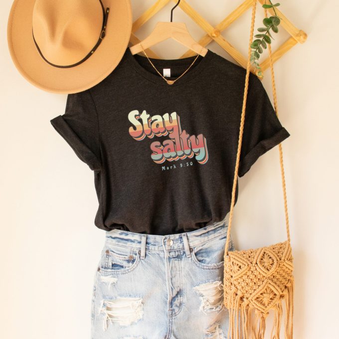 Stay Salty Mark 9:50, Nautical Shirt, Beach Shirt, Summer Shirt, Christian Shirt, Nautical T-shirt, Religious T-Shirt,