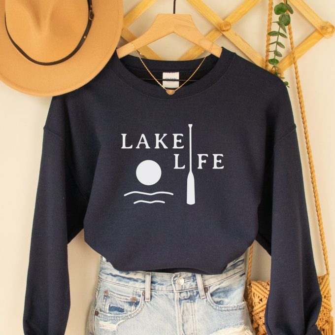 Lake Life Sweatshirt, Nautical Sweatshirt, Summer Long Sleeve Shirt, Lake Life Shirt, Boating Sweatshirt,