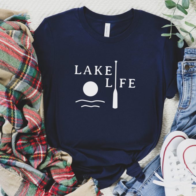 Lake Life Tee Shirt, Nautical Shirt, Summer Shirt, Lake Life Shirt, Nautical T-shirt, Boating T-Shirt, Gift for Him, Gift for Her